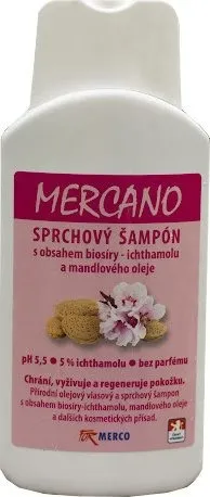 Mercano sprch.šampon s ichthamolu a mandl.oleje ph 5,5 250 ml