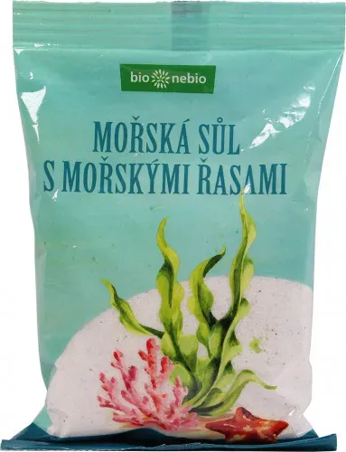 Sůl mořská jodovaná mořskými řasami 500 g