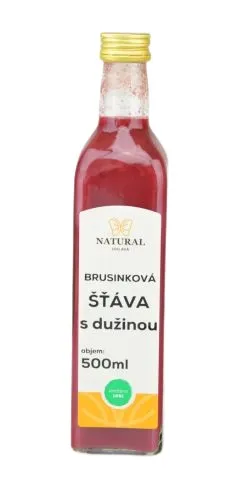 Šťáva brusinková s dužinou 500 ml