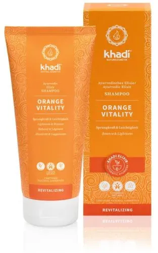 Khadi elixír ŠAMPÓN POMERANČ VITALITA 200 ml