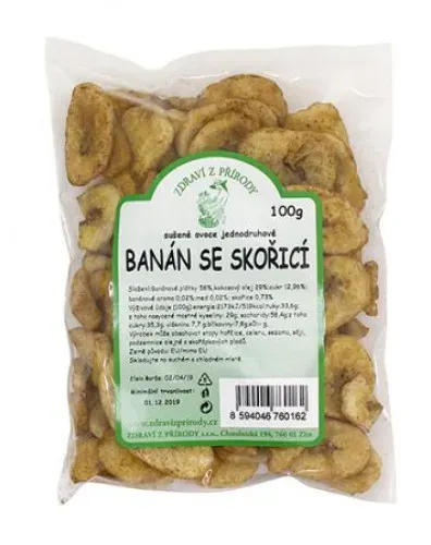 Banán se skořicí 100 g