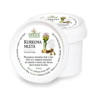 Kurkuma mletá 50 g Grešík