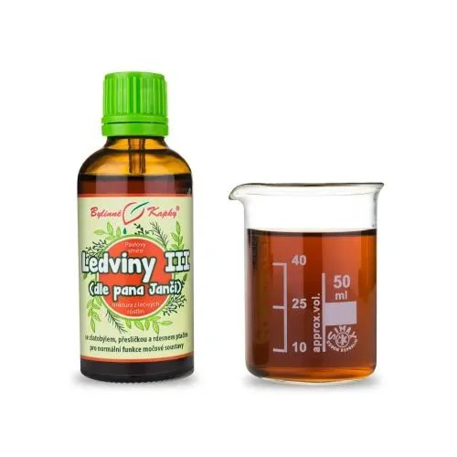 Ledviny III - bylinné kapky (tinktura) 50 ml