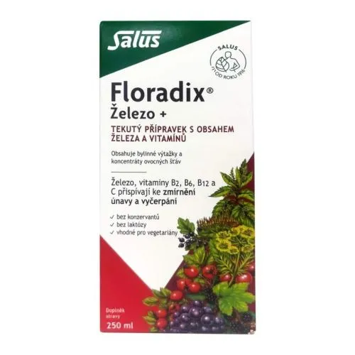 Železo+ sirup 250 ml Salus Floradix