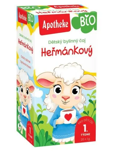 Apotheke Dětský čaj heřmánkový 20 x 1 g