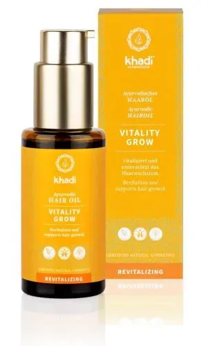 Khadi vlasový olej VITALITA RŮST 50 ml