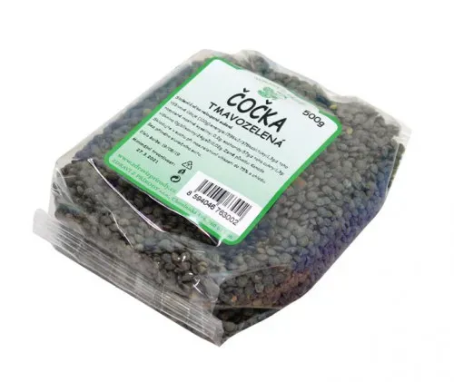 Čočka tmavozelená 500 g