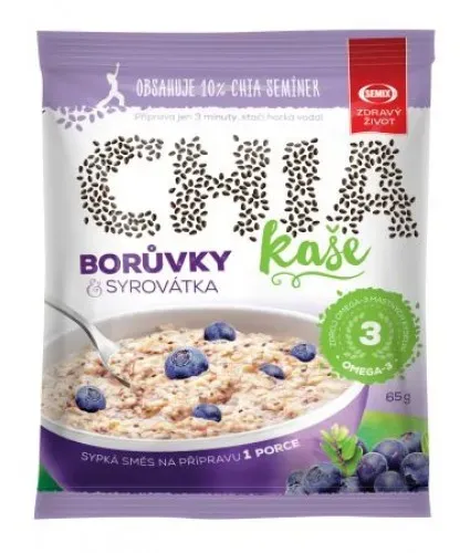 CHIA KAŠE borůvky a syrovátka 65 g