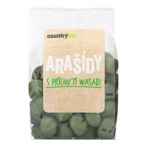 Arašídy s příchutí wasabi 100 g