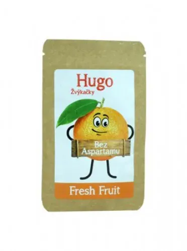 Žvýkačky Fresh Fruit bez aspartamu - Hugo 42 g