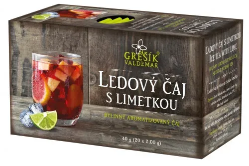 Ledový čaj s limetkou 20 x 2 g