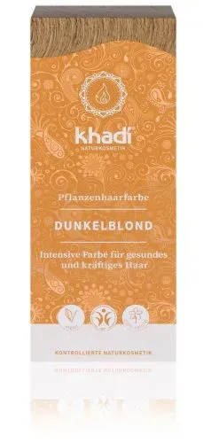 Khadi TMAVÁ BLOND rostlinná barva na vlasy 100 g