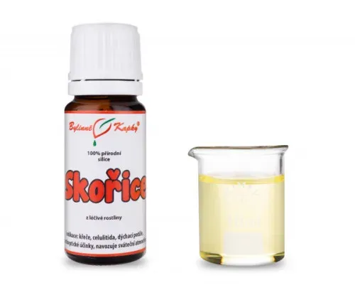 Skořice (skořicovník) - 100% přírodní silice - esenciální (éterický) olej 10 ml