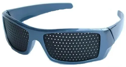 Vision Fix Trenér očí (Děrované brýle) ELEGANT - modrý