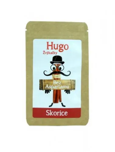 Žvýkačky Skořice bez aspartamu - Hugo 8,4 g