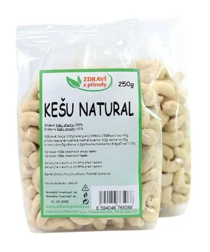 Kešu natural 250 g