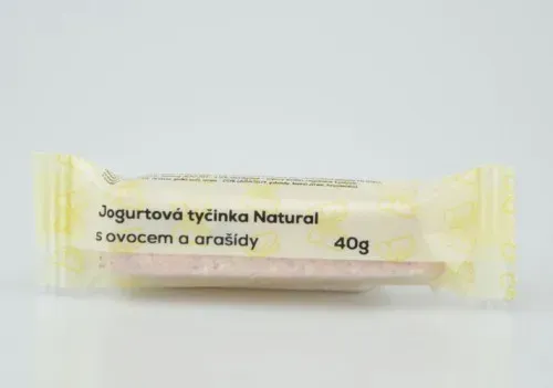Jogurtová tyčinka s ovocem a arašídy 40g