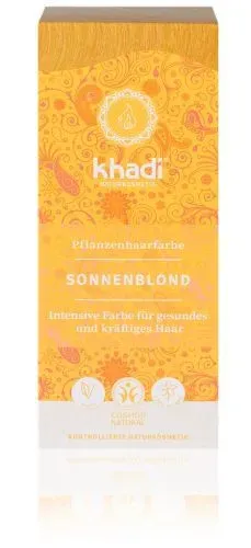 Khadi SLUNEČNÍ BLOND rostlinná barva na vlasy 100 g