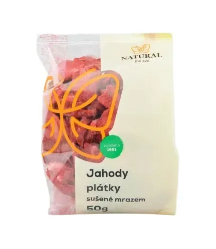 Jahody plátky mrazem sušené 50 g