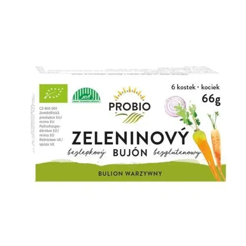 Probio Bujón zeleninový - kostky 6 x 0,5 l 66 g