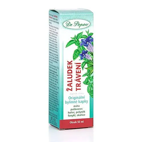 Žaludek – trávení, originální bylinné kapky 50 ml