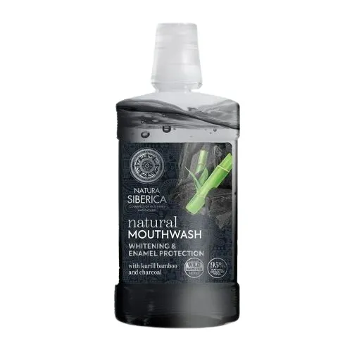 Přírodní ústní voda s bambusovým uhlím 520 ml
