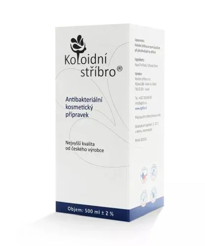 Koloidní stříbro 500 ml 50 ppm