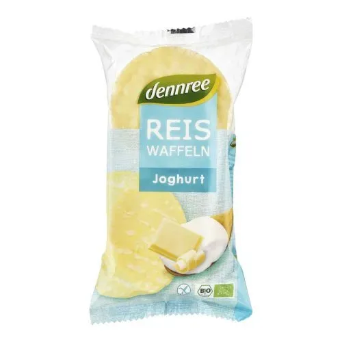 Chlebíčky pufované rýžové s jogurtovou polevou 100 g