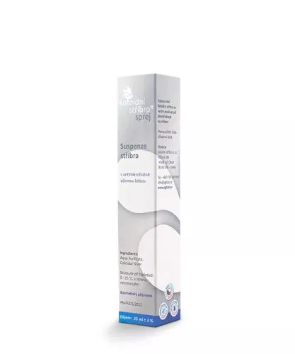 Koloidní stříbro sprej 25 ml 40 ppm