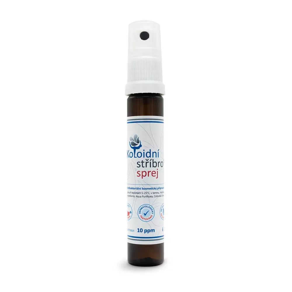 Koloidní stříbro sprej 25 ml 50 ppm