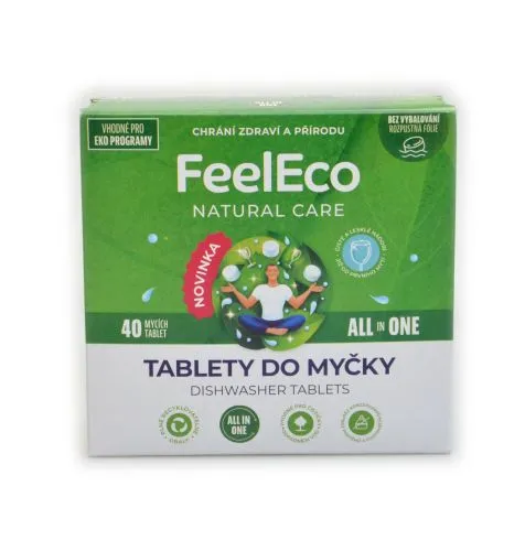 FeelEco Tablety do myčky All in one - 40 mycích tablet 560 g