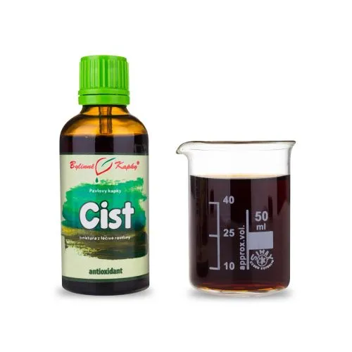 Cist (růže cistová - skalní) - bylinné kapky (tinktura) 50 ml