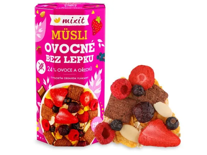 Mixit Ovocné musli bez lepku 290 g