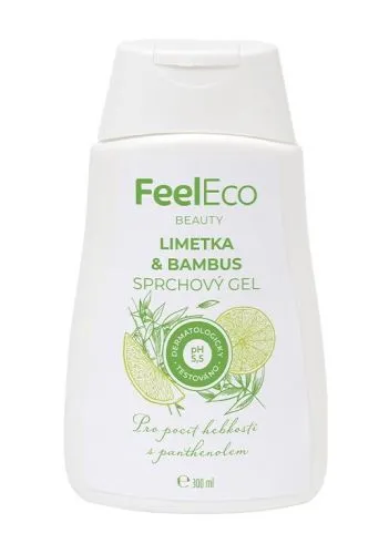 FeelEco Sprchový gel Limetka & Bambus 300 ml