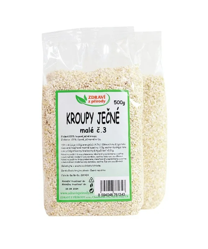 Kroupy ječné malé č.3 500 g