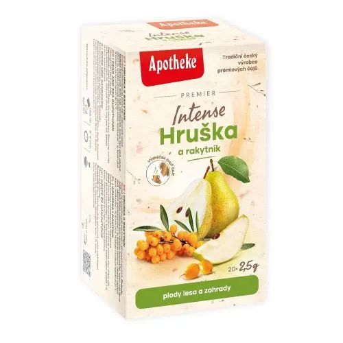 Apotheke čaj Hruška a rakytník 20 x 2,5 g INTENSE