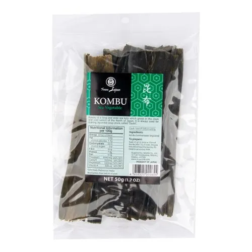 Mořské řasy Kombu 50 g MUSO