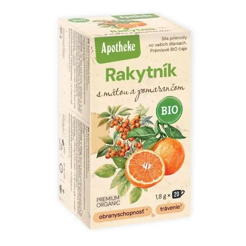 Apotheke Rakytníkový s mátou a pomerančem 20 x 1,8 g