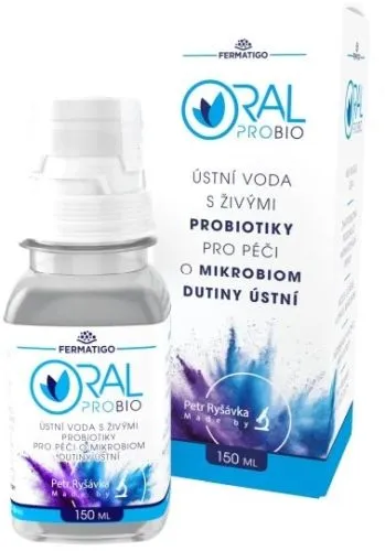ORAL PROBIO – Ústní voda s živými probiotiky 150 ml