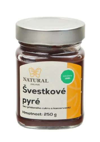 Pyré švestkové - bez přidaného cukru a konzervantů  250 g