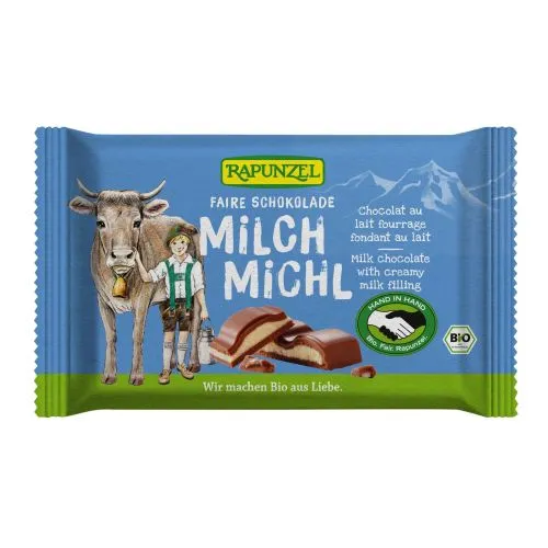 RAPUNZEL Čokoláda Mléčná s mléčnou náplní 100 g
