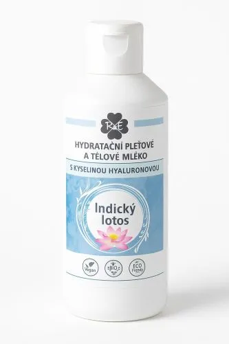 Hydratační pleťové a tělové mléko indický lotos 100 ml