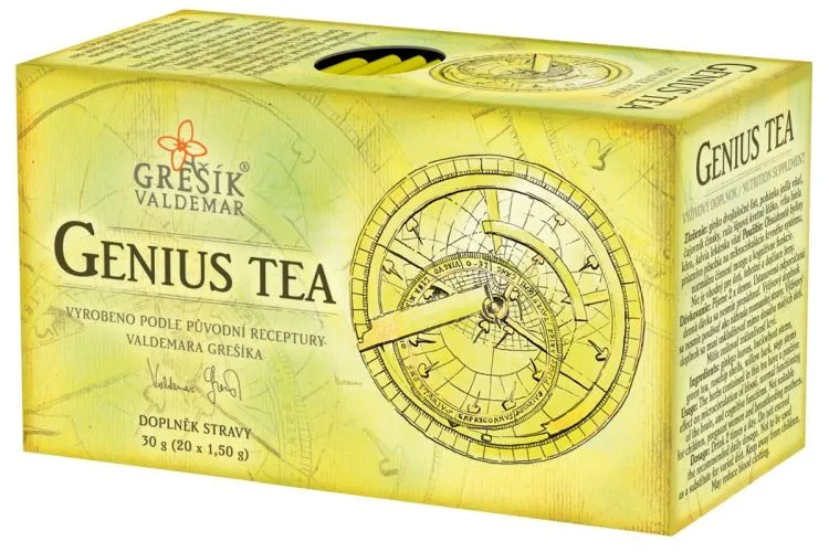 Genius Tea bylinný porcovaný čaj 20 x 1,5 g